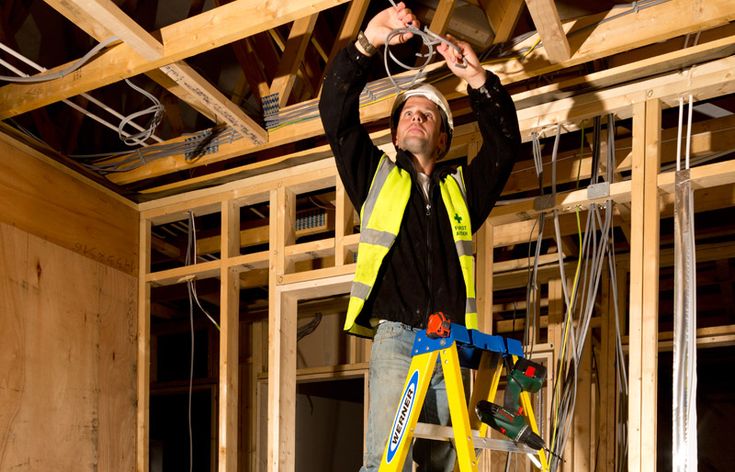 Residential home exterior with warm lighting